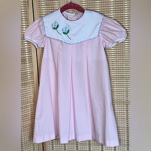 The Beaufort Bonnet Company Stewart’s Square Neck Pink Dress, Size 6
